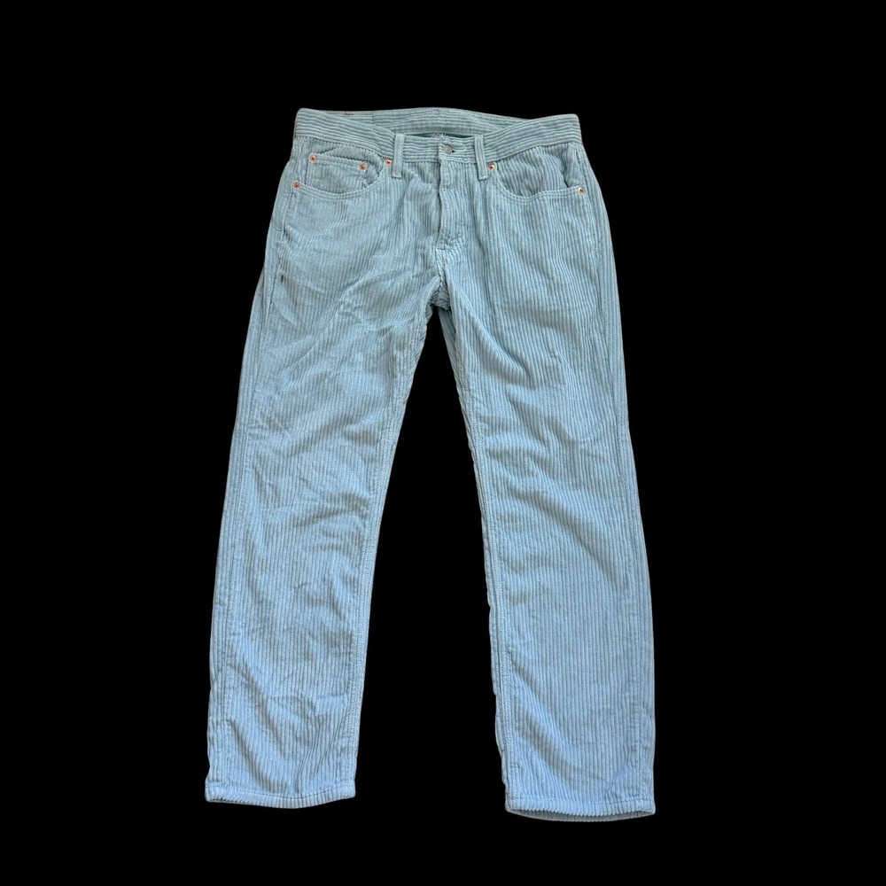 Levis 559 Relaxed Straight Corduroy Pants 32x30 Light Blue Baby Blue Cords